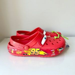 Adult Lightning McQueen Crocs - New, unworn, with tags. Adult size M’s 6, W’s 8